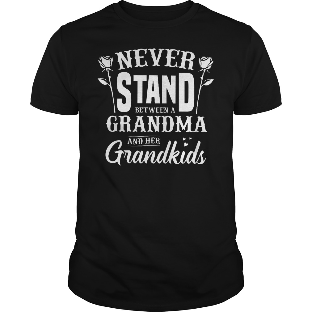 Premium Never Stand Between A Grandma And Her Grandkids T-Shirt Classic Guys / Unisex Tee