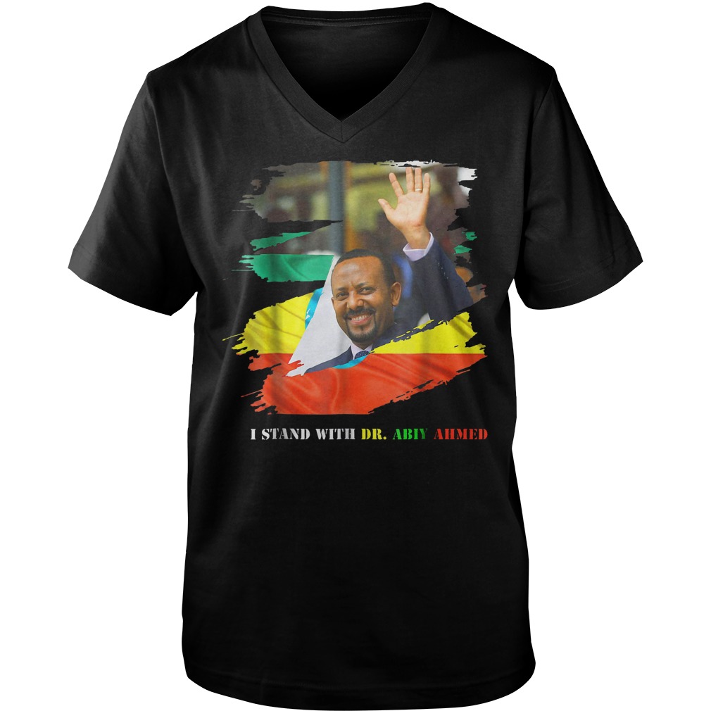 Proud Ethiopian Stand With Dr Ethiopia Abiy Ahmed T-Shirt 6 Proud Ethiopian Stand With Dr Ethiopia Abiy Ahmed T-Shirt Guys V-Neck