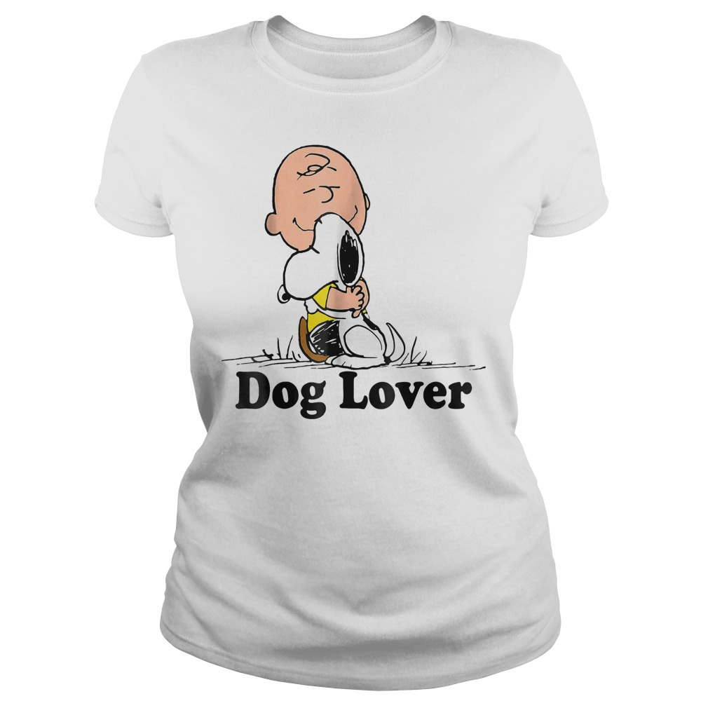 Snoopy Charlie Brown Cute Dog Lover T-Shirt 7 Snoopy Charlie Brown Cute Dog Lover T-Shirt Ladies Tee
