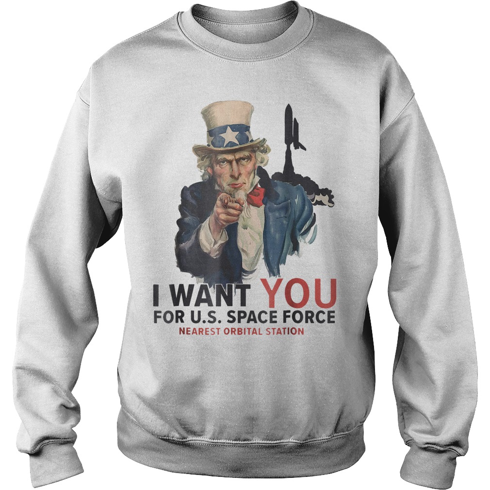 Space Force Vintage Trump Meme Parody T-Shirt Sweat Shirt