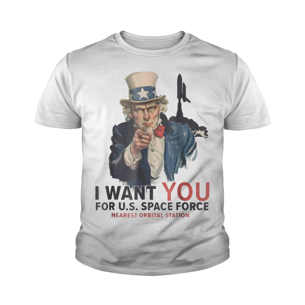 Space Force Vintage Trump Meme Parody T-Shirt Youth Tee
