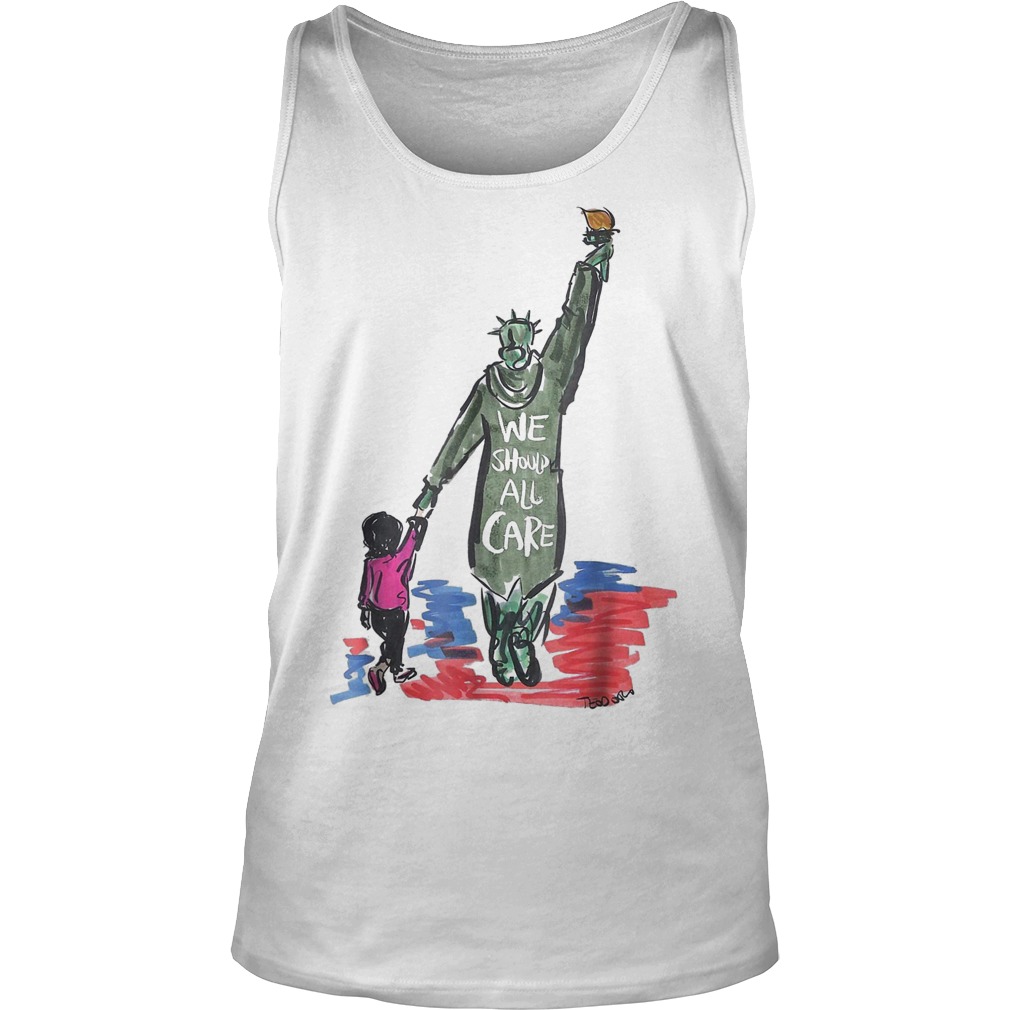 Melania Jacket We Should All Care T-Shirt 6 Tank Top