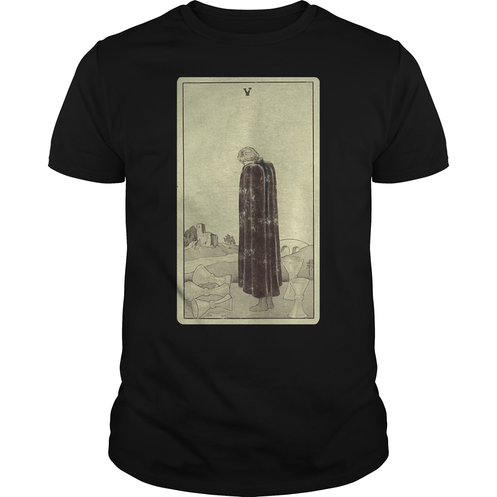 Tarot Five Of Cups T-Shirt 26 Tarot Five Of Cups T-Shirt Guys Tee