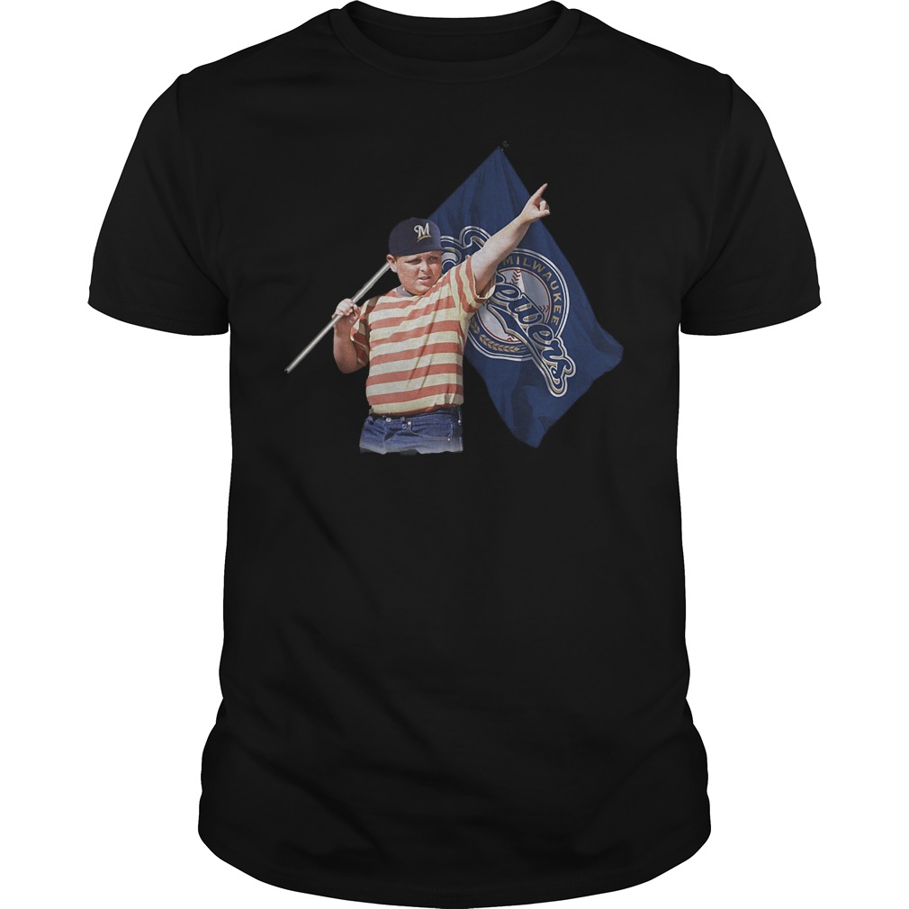 The Sandlot And Milwaukee Brewers Flag T-Shirt Classic Guys / Unisex Tee