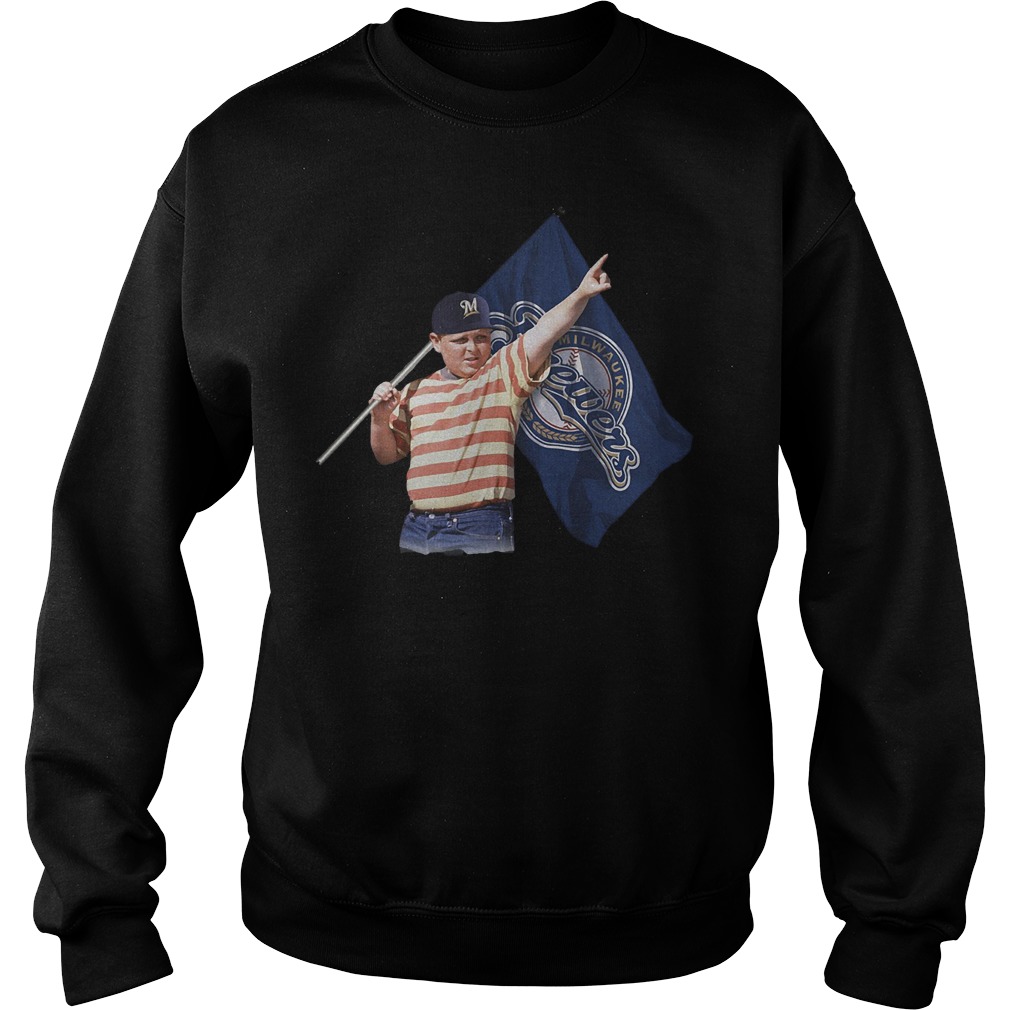 The Sandlot And Milwaukee Brewers Flag T-Shirt Sweatshirt Unisex