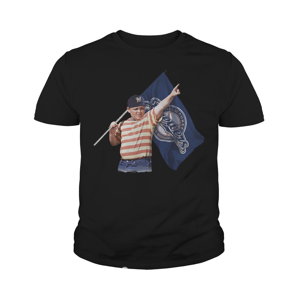 The Sandlot And Milwaukee Brewers Flag T-Shirt Youth Tee