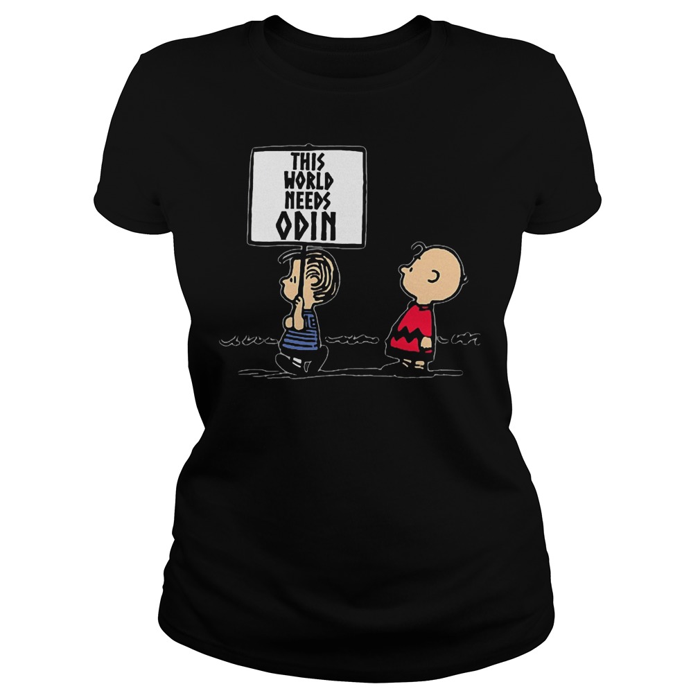 This World Needs Odin T-Shirt Classic Ladies Tee