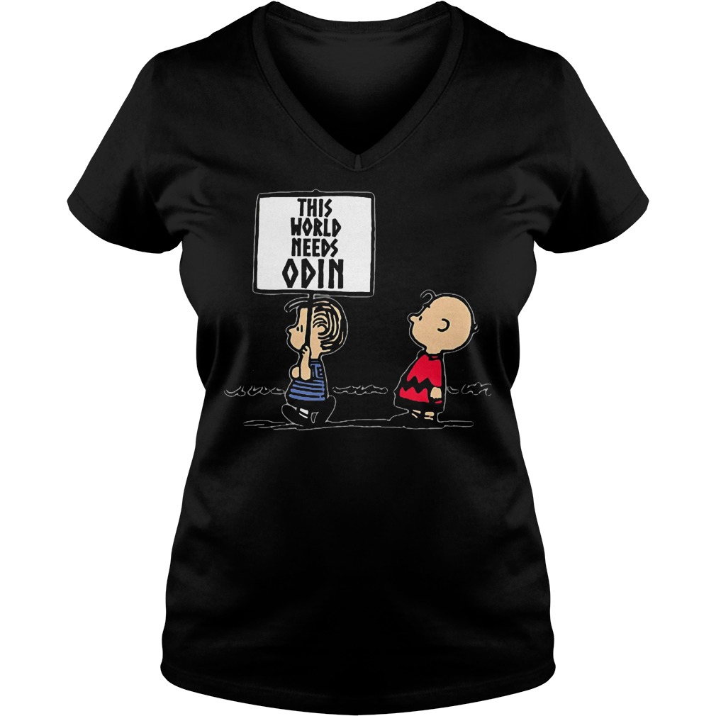 This World Needs Odin T-Shirt Ladies V-Neck