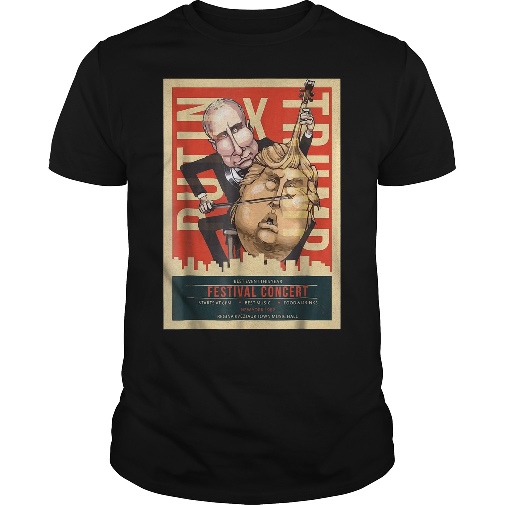 Trump Putin Concert Impeach Resist I Voted T-Shirt Classic Guys / Unisex Tee