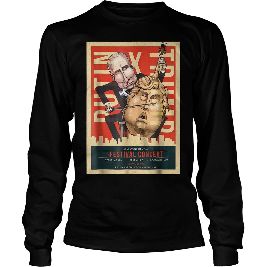 Trump Putin Concert Impeach Resist I Voted T-Shirt Longsleeve Tee Unisex