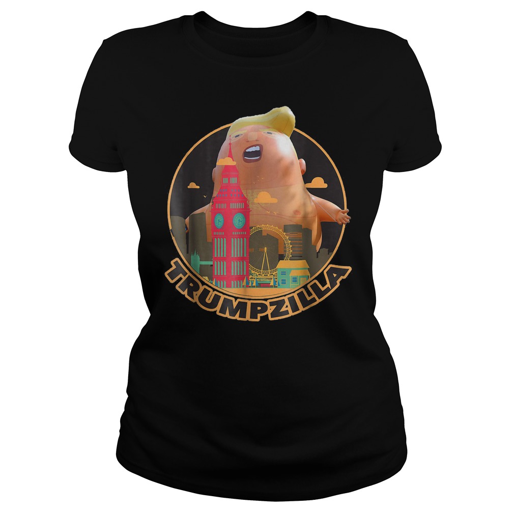 Trumpzilla Baby Trump Balloon in London T-Shirt Classic Ladies Tee