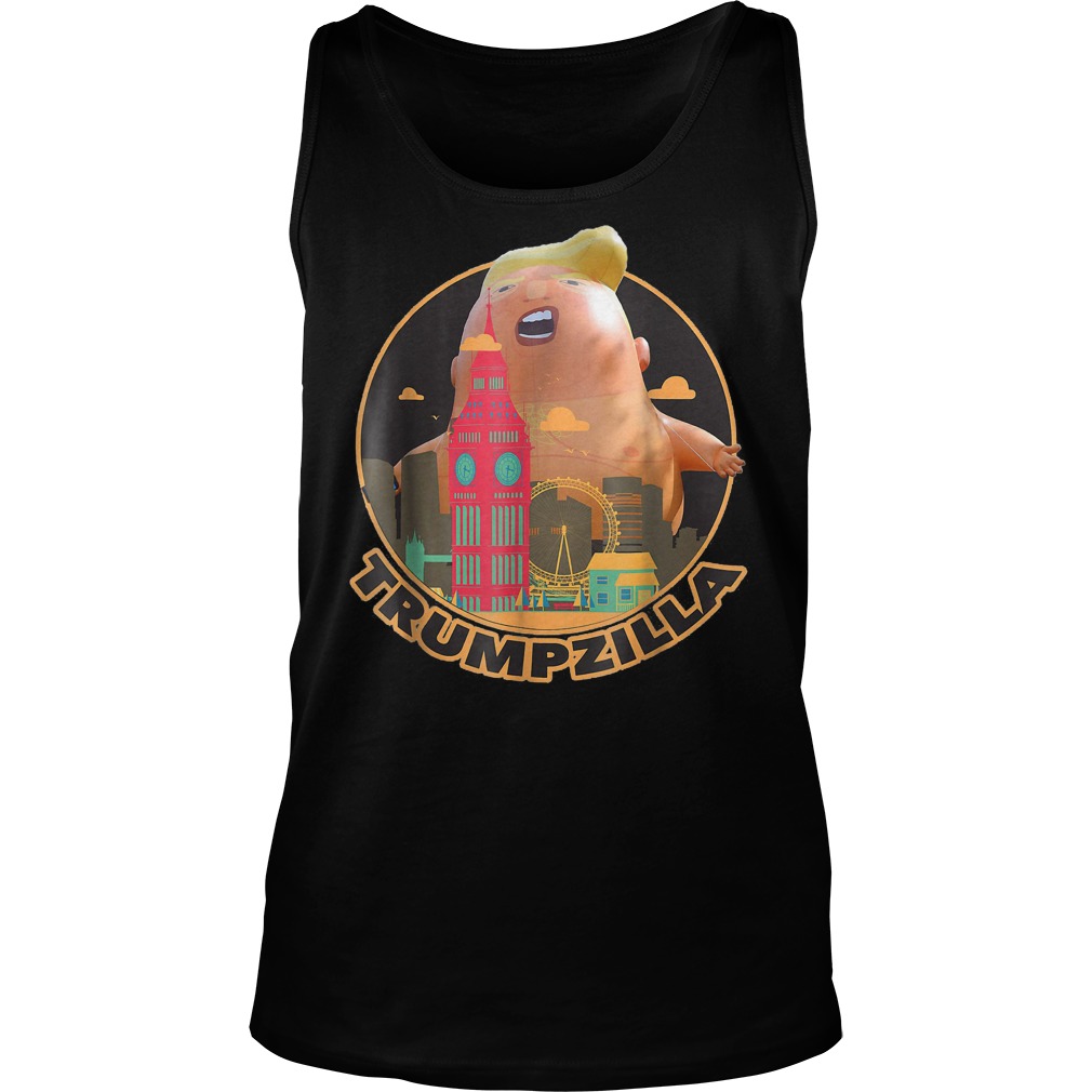 Trumpzilla Baby Trump Balloon in London T-Shirt Tank Top Unisex