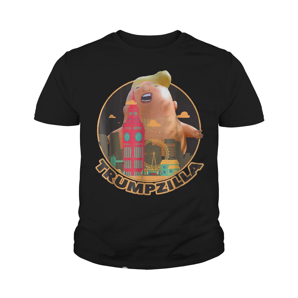 Trumpzilla Baby Trump Balloon in London T-Shirt Youth Tee