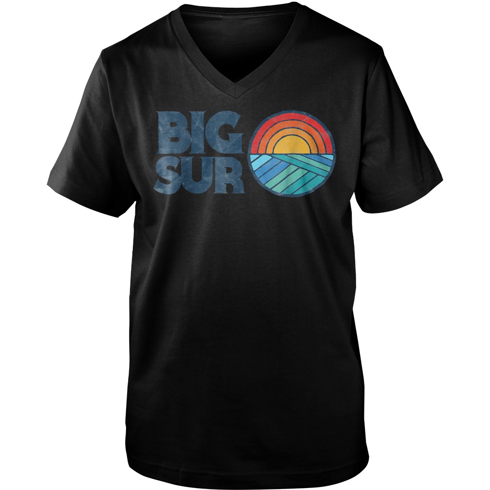 Vintage Big Sur California T-Shirt Guys V-Neck