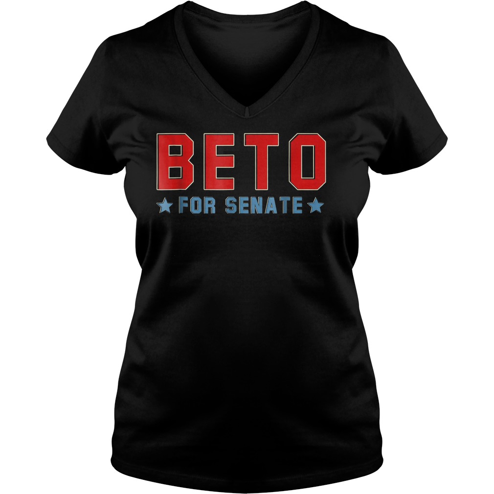 Vote For Beto Texas Senate Polls Canvass 2018 T-Shirt 10 Vote For Beto Texas Senate Polls Canvass 2018 T-Shirt Ladies V-Neck