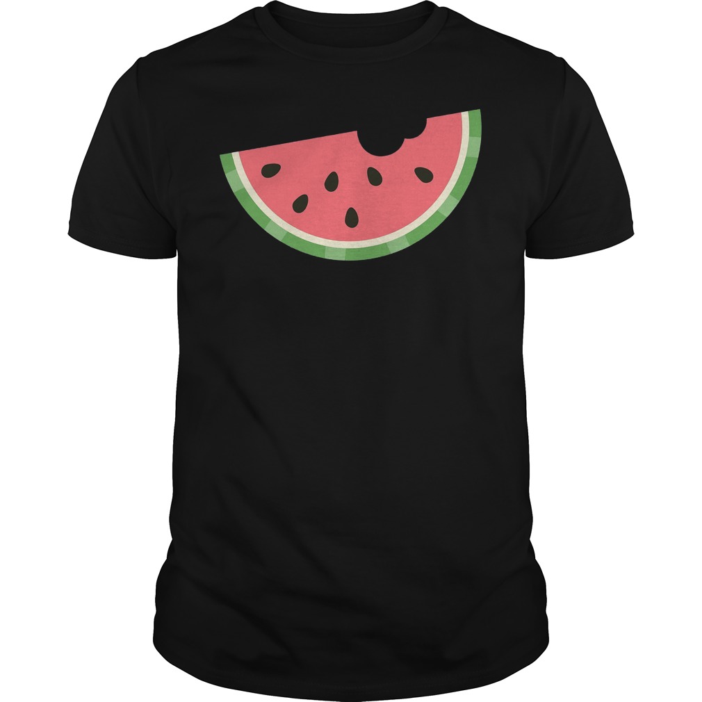 Watermelon Fruit Melon Seed Bite T-Shirt Guys Tee