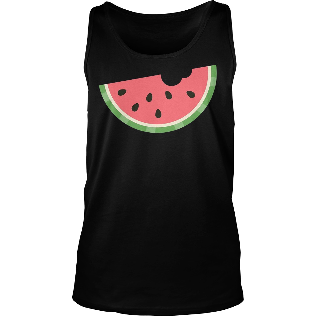 Watermelon Fruit Melon Seed Bite T-Shirt Unisex Tank Top