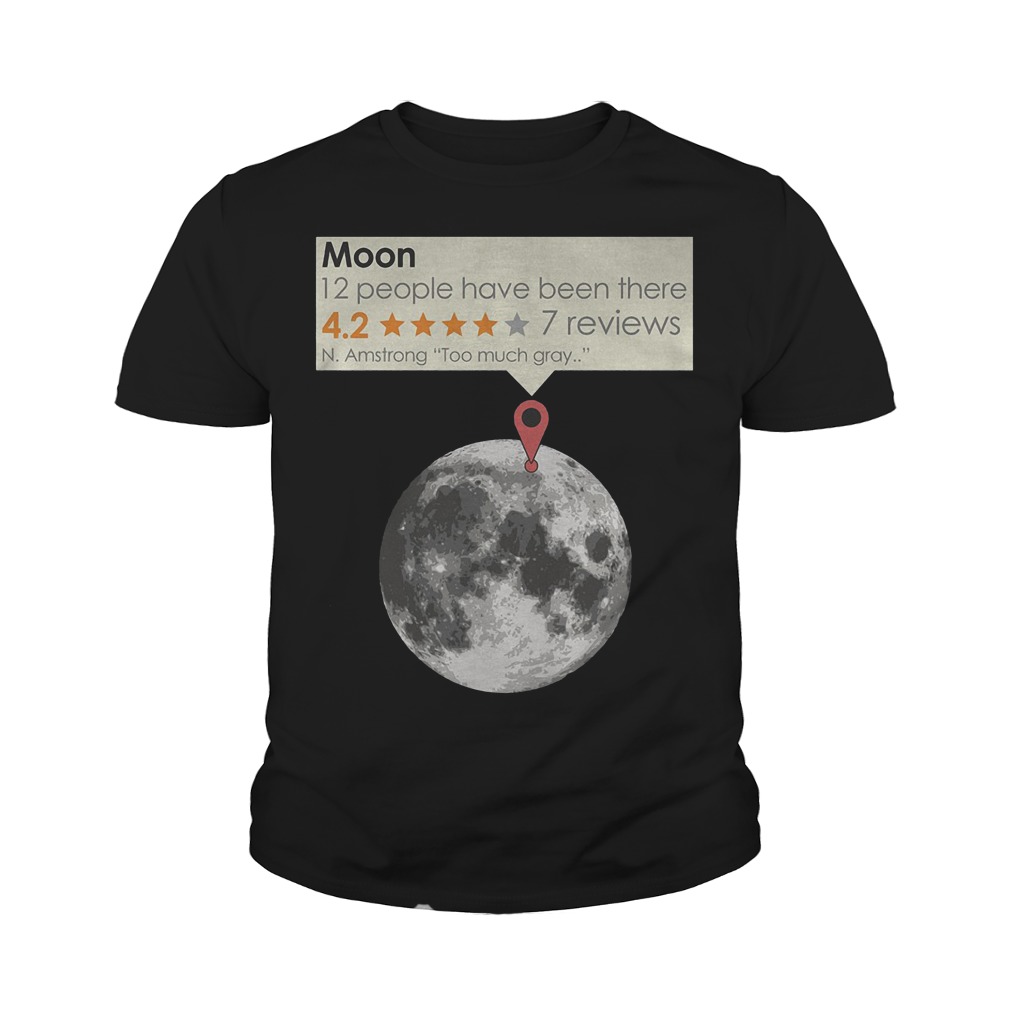 Moon With N.Armstrong With Too Much Gray T-Shirt Youth Tee