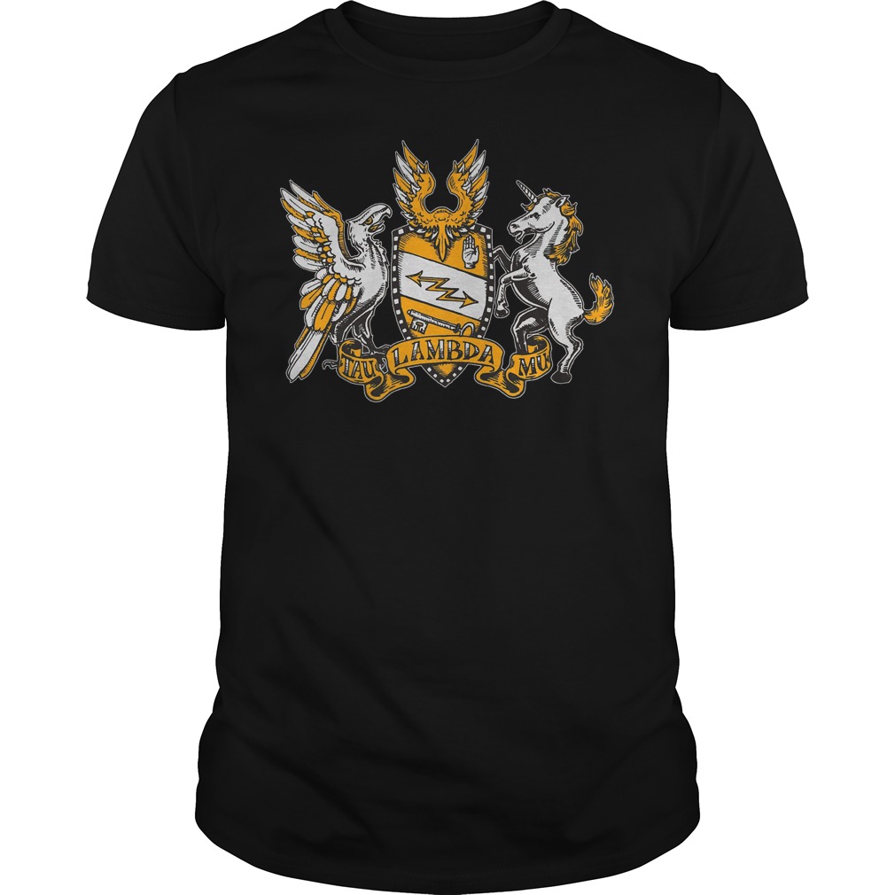 Official Tau Lambda Mu-TAM Crest Shirt Classic Guys / Unisex Tee