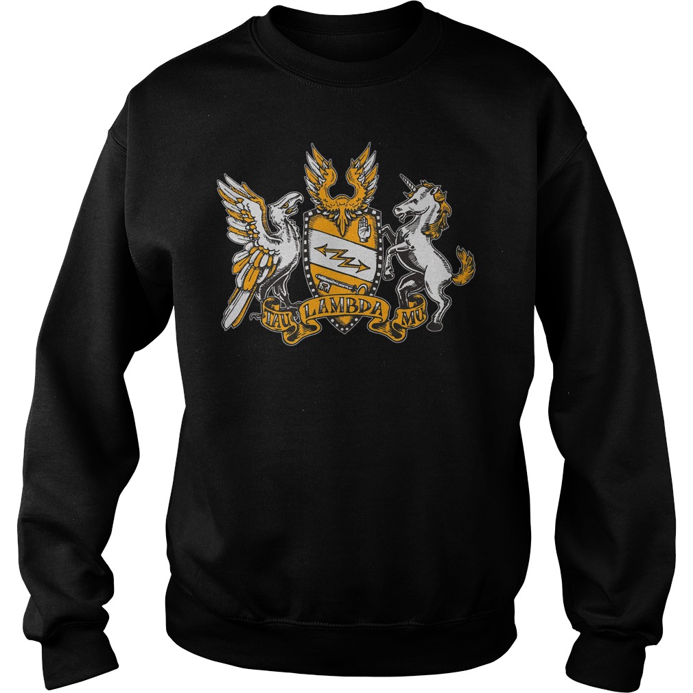 Official Tau Lambda Mu-TAM Crest Shirt Sweatshirt Unisex