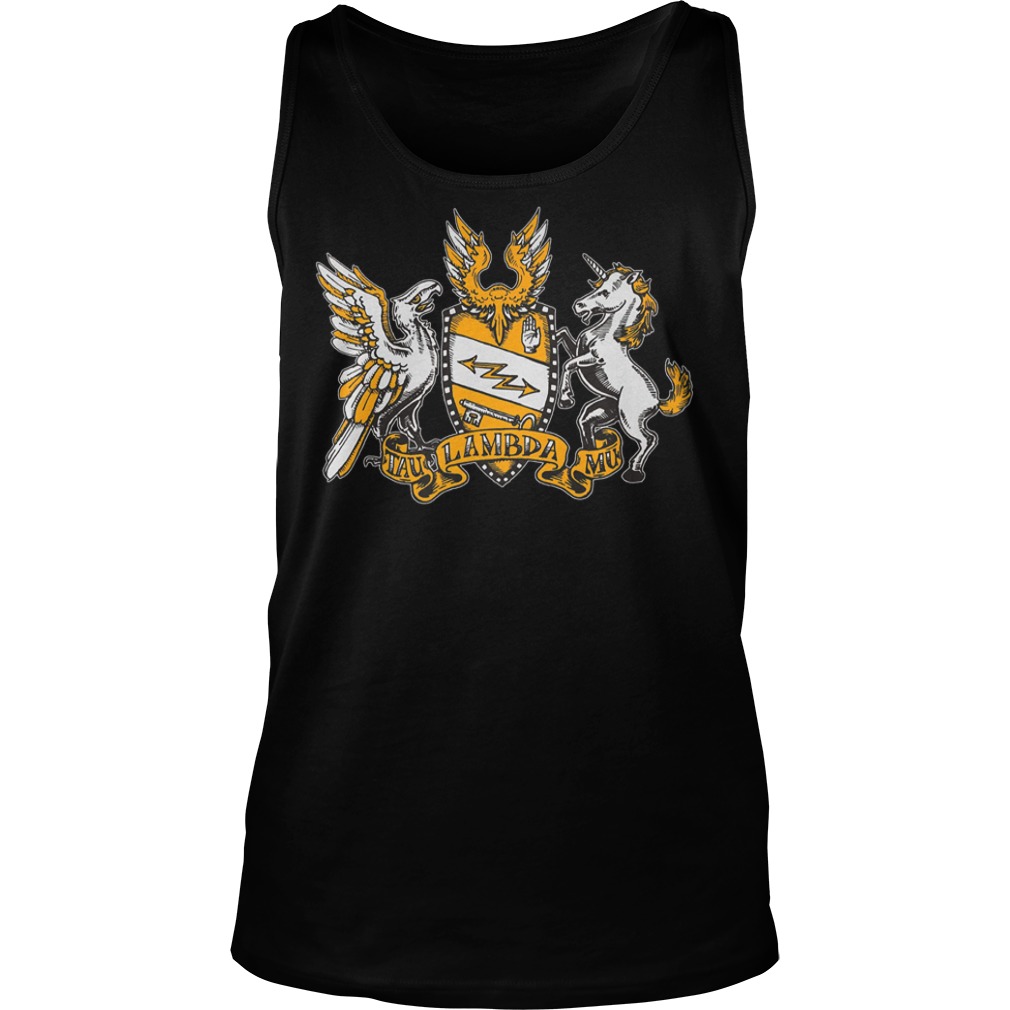 Official Tau Lambda Mu-TAM Crest Shirt Tank Top Unisex
