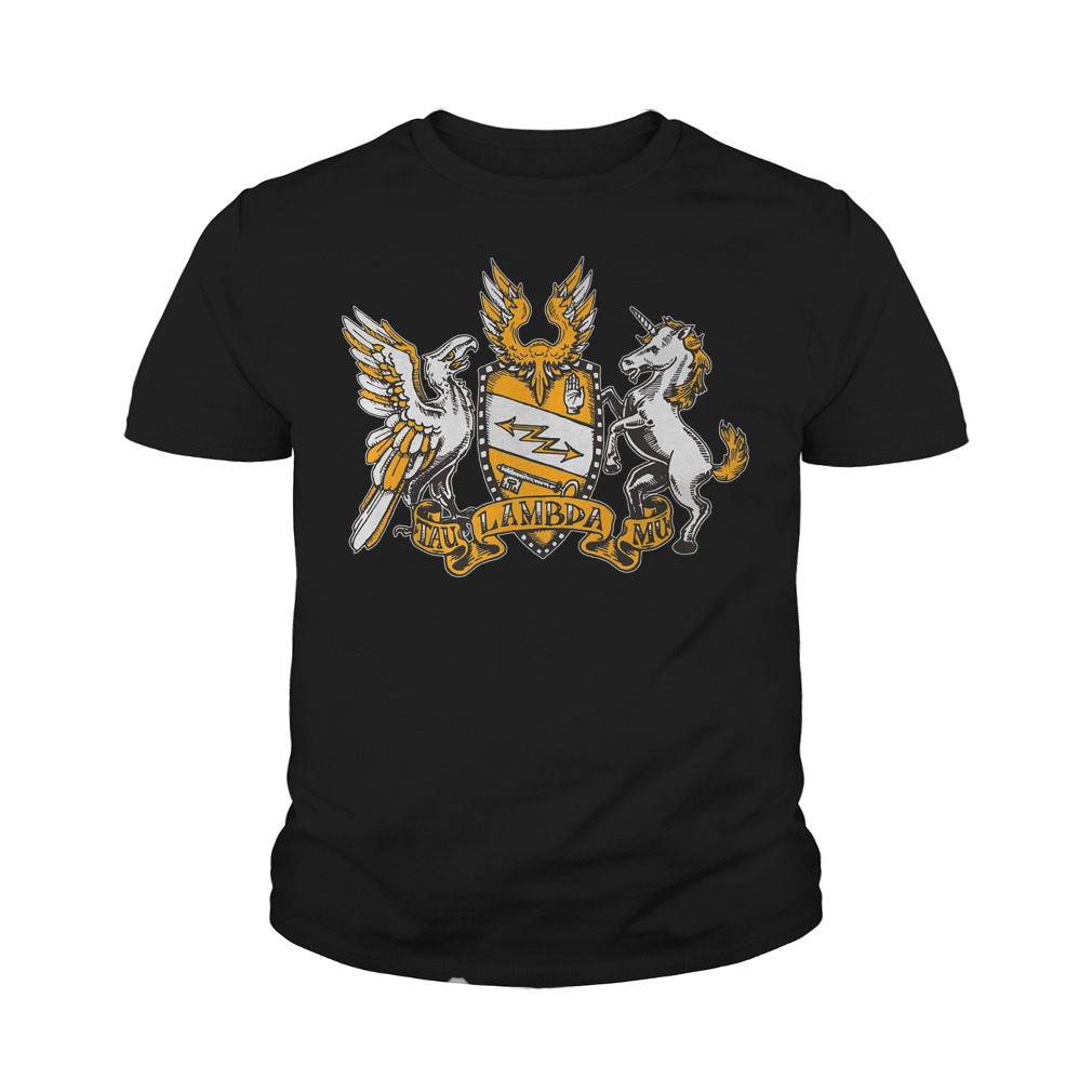Official Tau Lambda Mu-TAM Crest Shirt Youth Tee