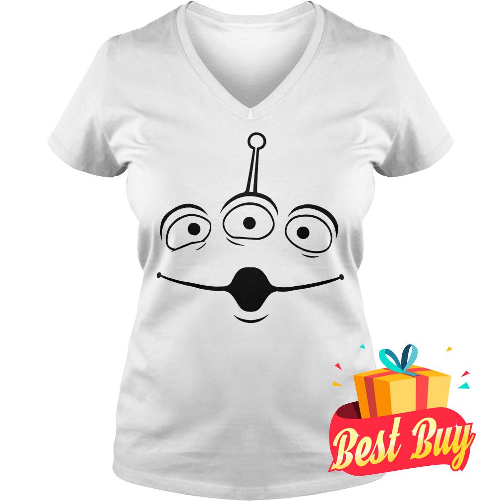 Original Disney Pixar Toy Story Alien Face shirt 10 Original Disney Pixar Toy Story Alien Face shirt Ladies V-Neck
