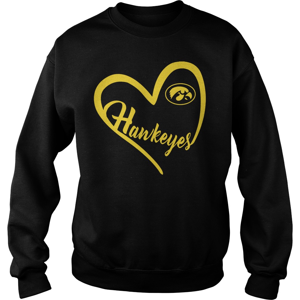 Original Iowa Hawkeyes football Heart Shirt 3 Original Iowa Hawkeyes football Heart Shirt Sweatshirt Unisex