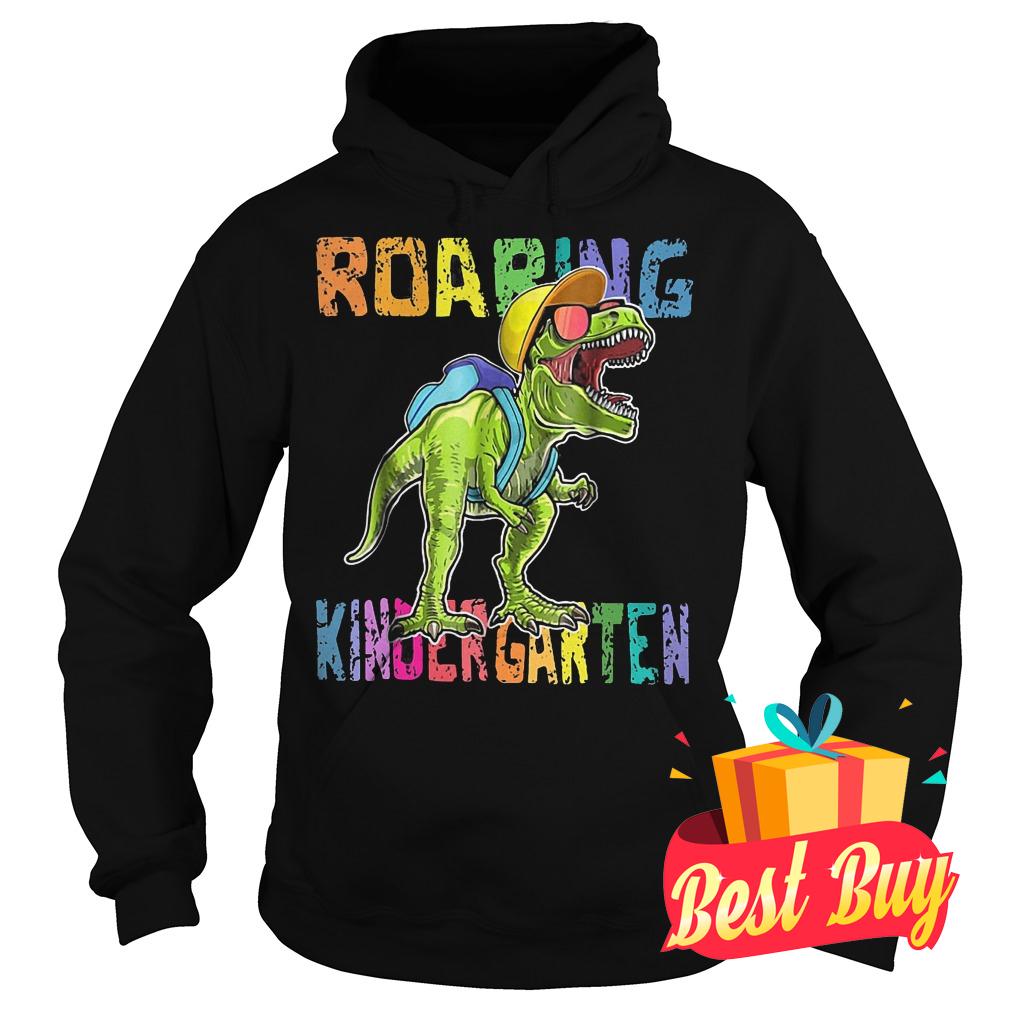 Premium Back To School Roaring Kindergarten Dinosaur Shirt 2 Premium Back To School Roaring Kindergarten Dinosaur Shirt Hoodie