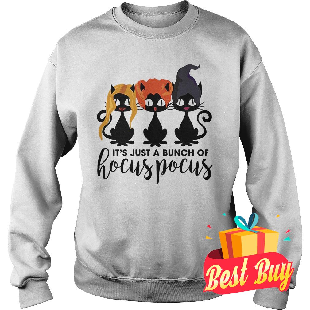Premium Cat It's Just A Bunch Of Hocus Pocus Shirt 3 Premium Cat It's Just A Bunch Of Hocus Pocus Shirt Sweatshirt Unisex