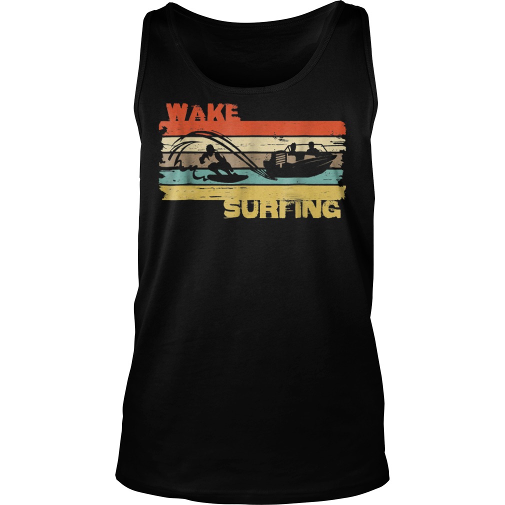 Premium Wakesurfing Vintage T-Shirt Tank Top Unisex