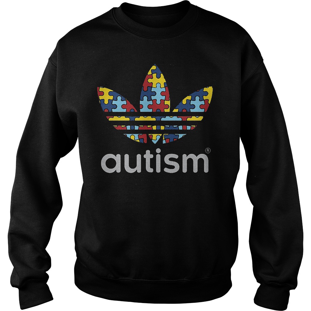Adidas logo Autism shirt 3 Adidas logo Autism shirt Sweatshirt Unisex