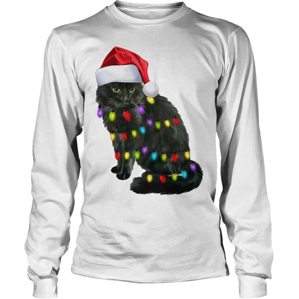 Cat light christmas Shirt 5 Cat light christmas Shirt Longsleeve Tee Unisex