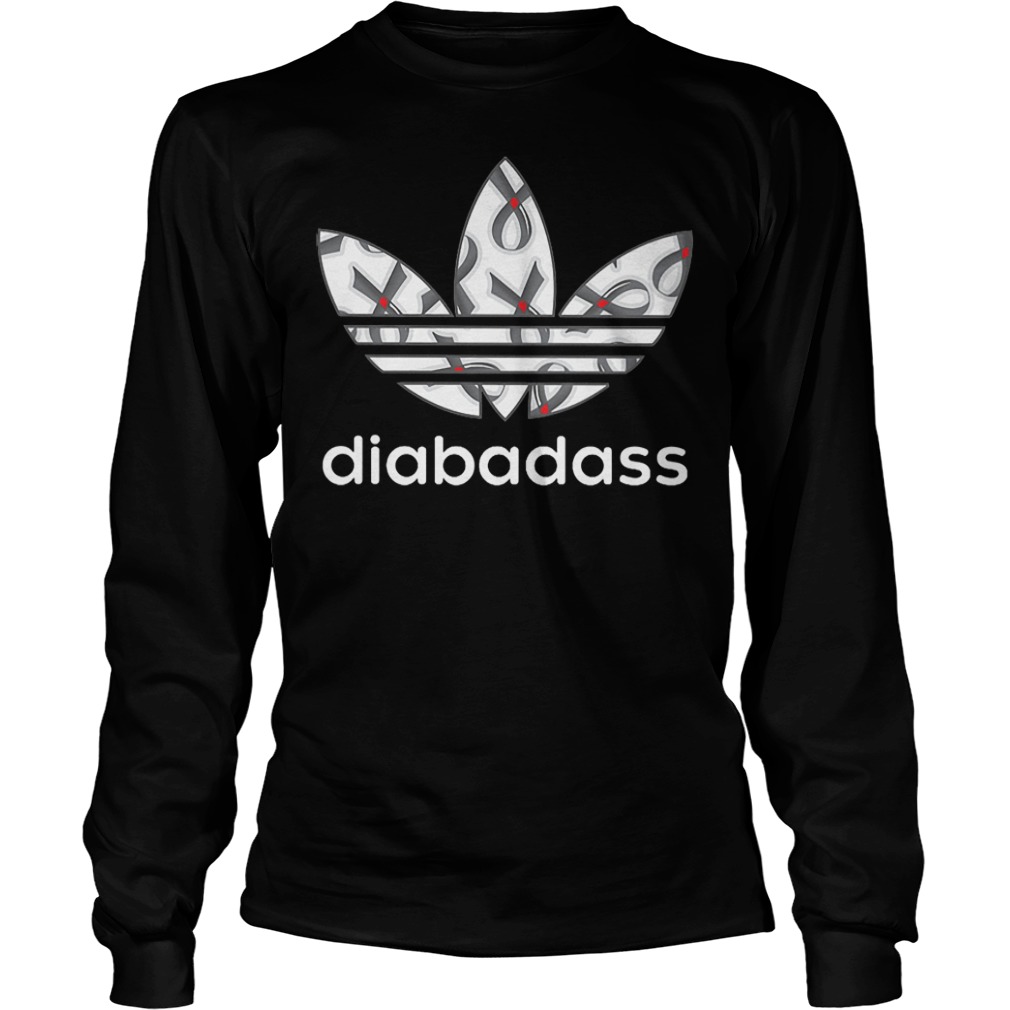 Diabadass breast cancer shirt Longsleeve Tee Unisex
