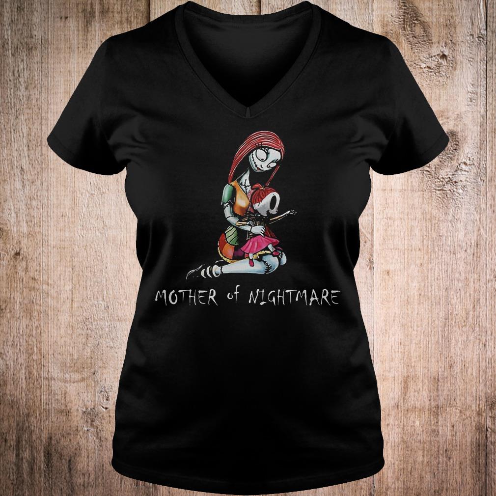 Best Price One girl mother of nightmare shirt 4 Best Price One girl mother of nightmare shirt Ladies V-Neck