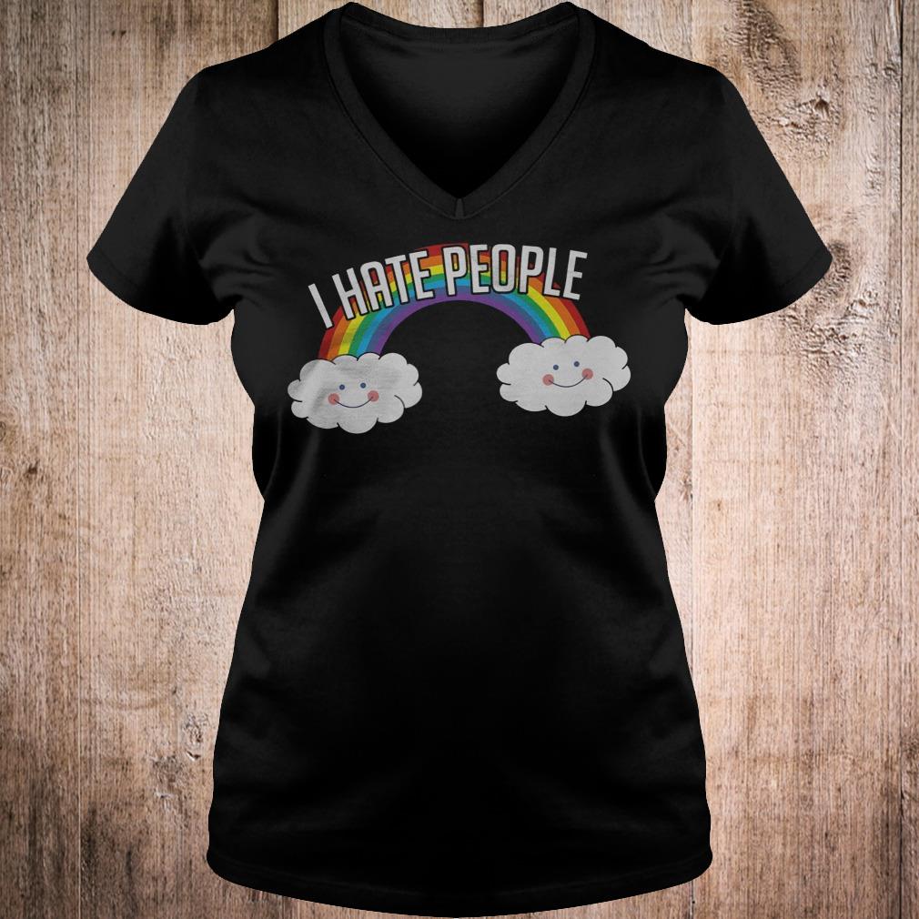 Best Price Rainbow i hate people shirt shirt 12 Best Price Rainbow i hate people shirt shirt Ladies V-Neck