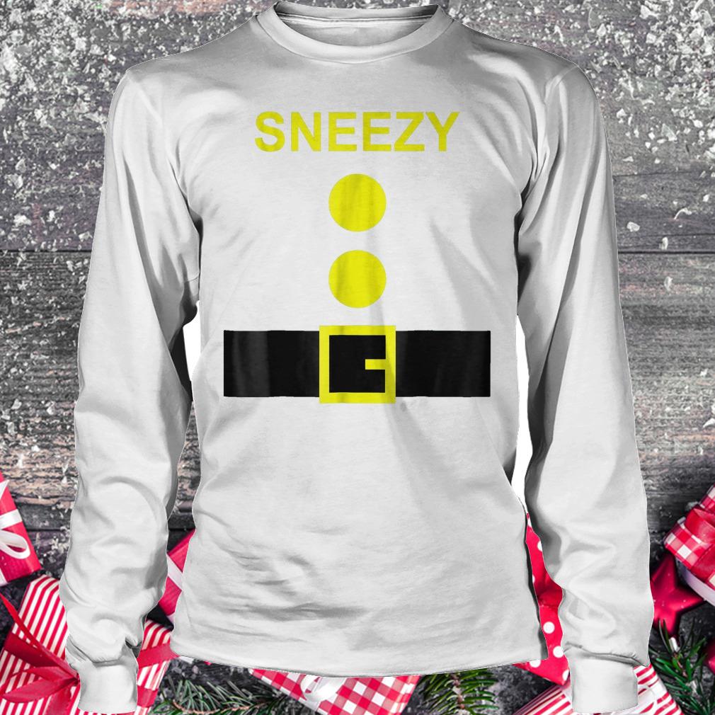 Dwarf Costume Sneezy funny Halloween shirt Longsleeve Tee Unisex