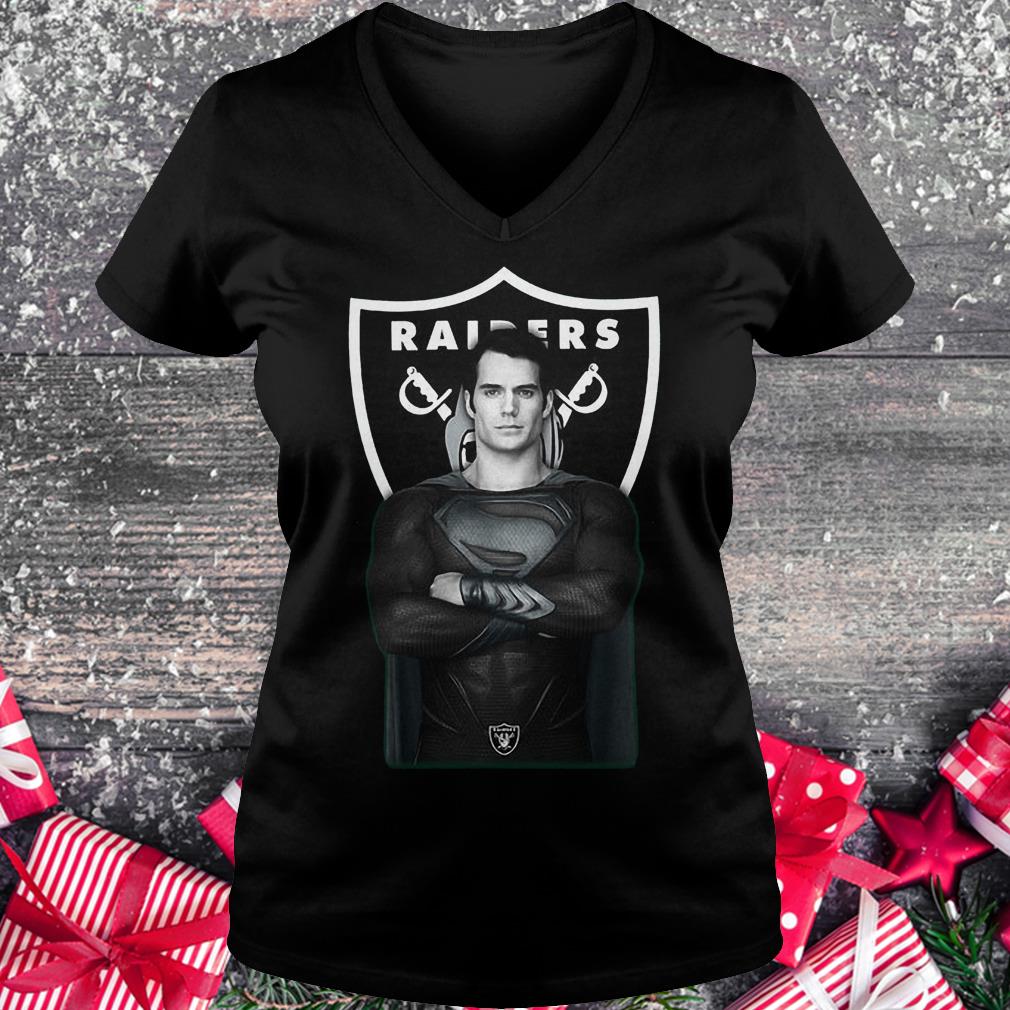 Oakland Raiders Superman Clark Kent Shirt 4 Oakland Raiders Superman Clark Kent Shirt Ladies V-Neck