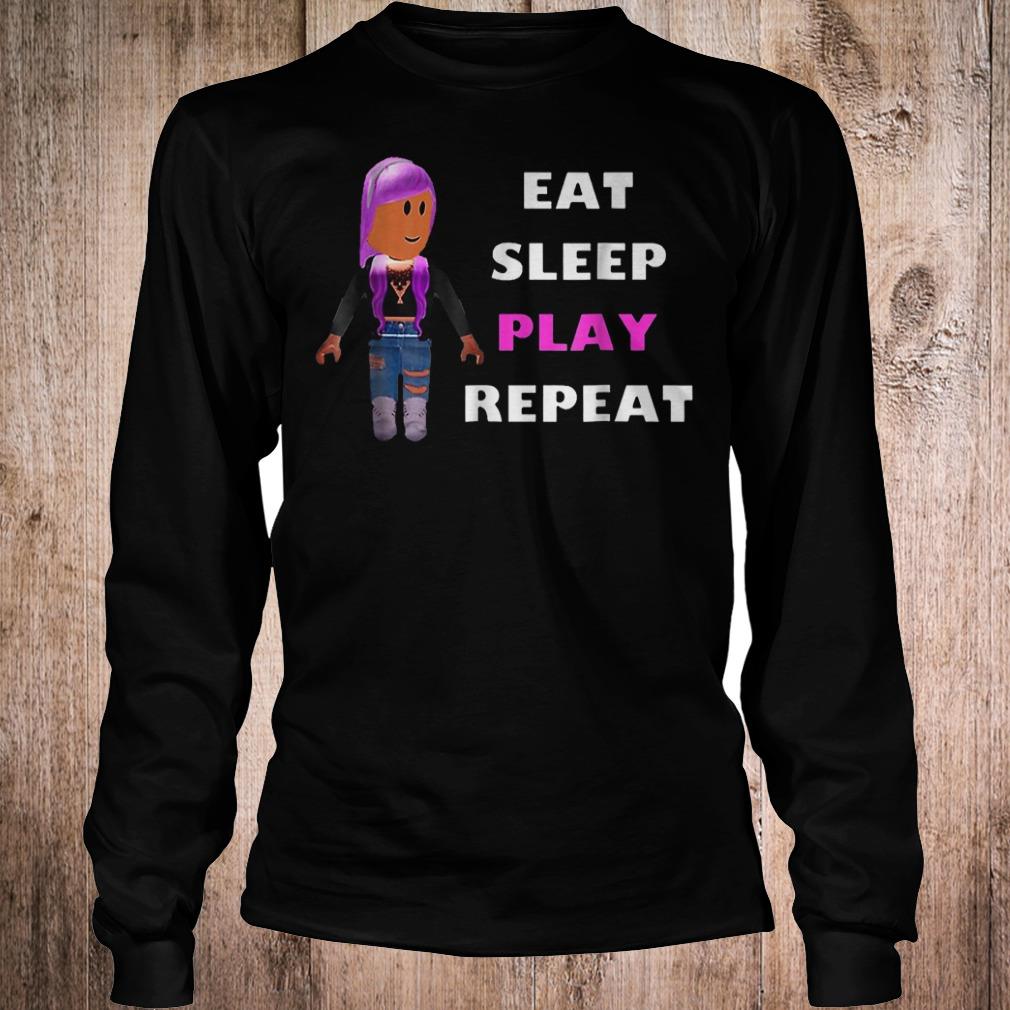 Official Eat sleep play repeat shirt 5 Official Eat sleep play repeat shirt Longsleeve Tee Unisex