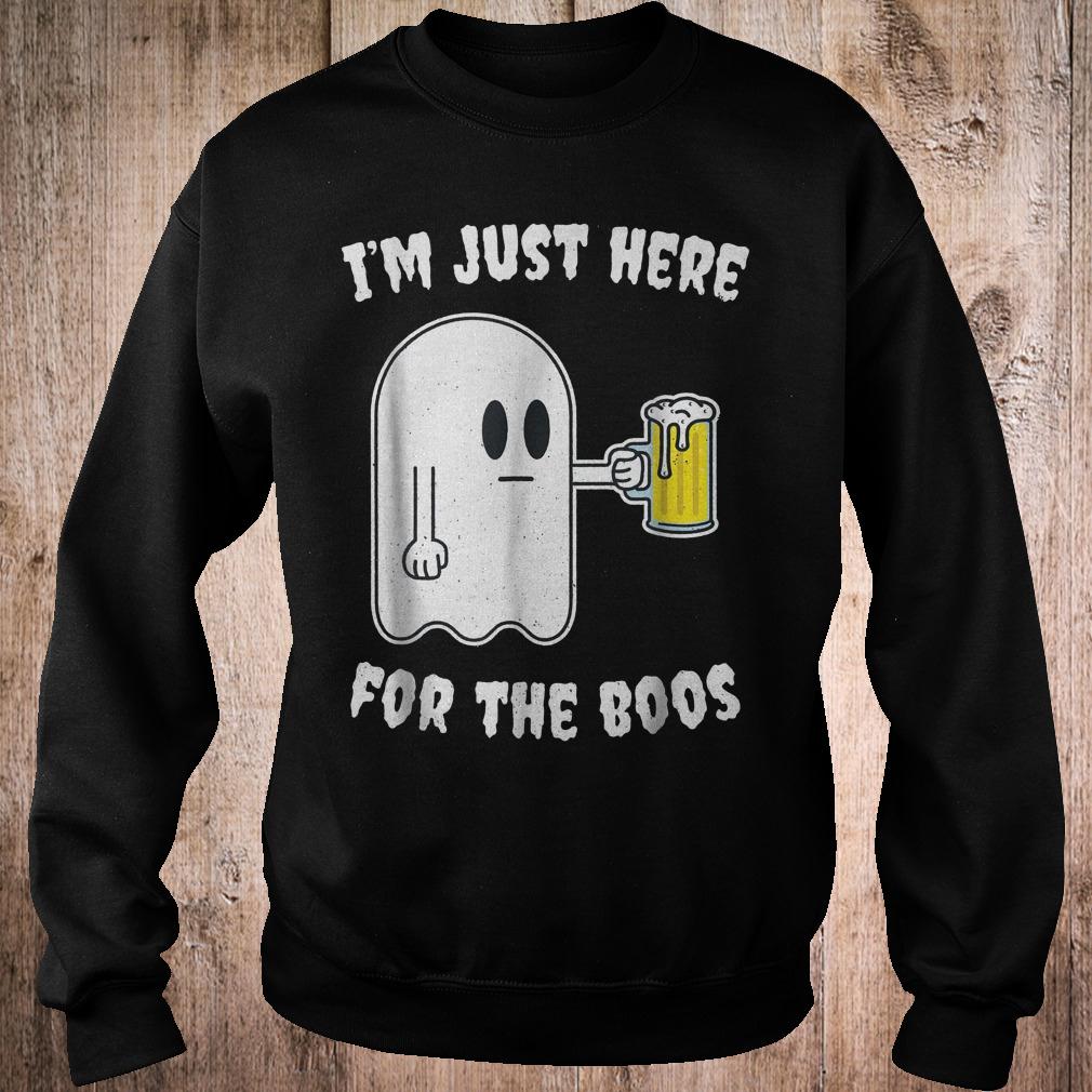 Official I'm just here for the Boos ghost halloween beer shirt 3 Official I'm just here for the Boos ghost halloween beer shirt Sweatshirt Unisex