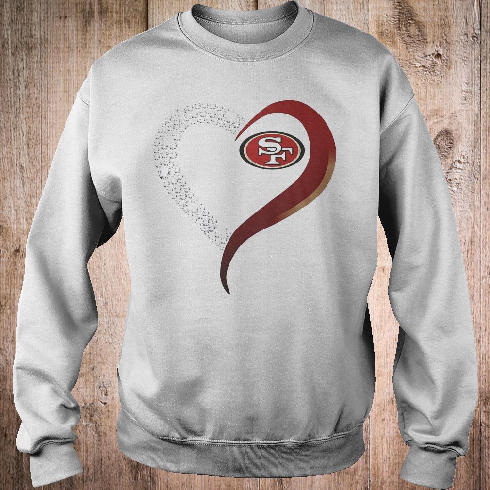 Official San Francisco heart blink shirt 3 Official San Francisco heart blink shirt Sweatshirt Unisex