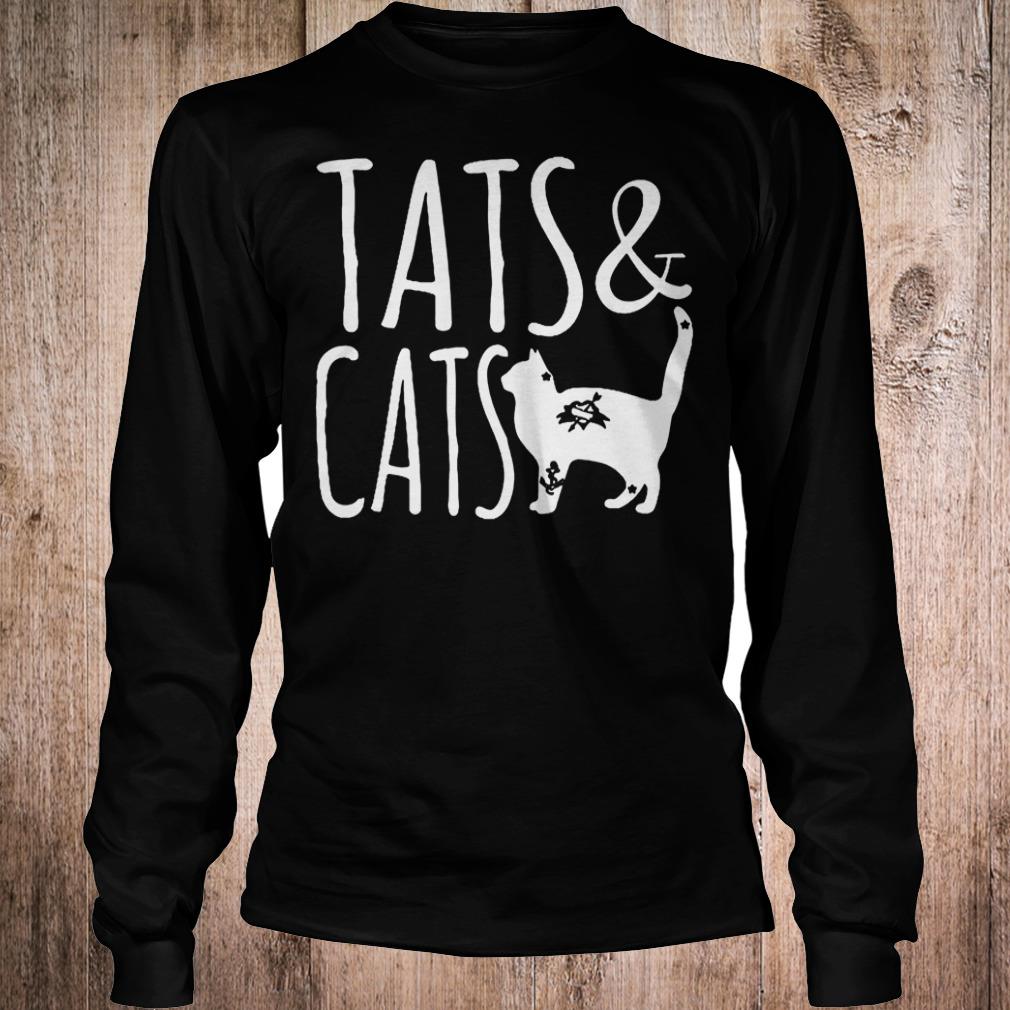 Official Tats and cats shirt 5 Official Tats and cats shirt Longsleeve Tee Unisex