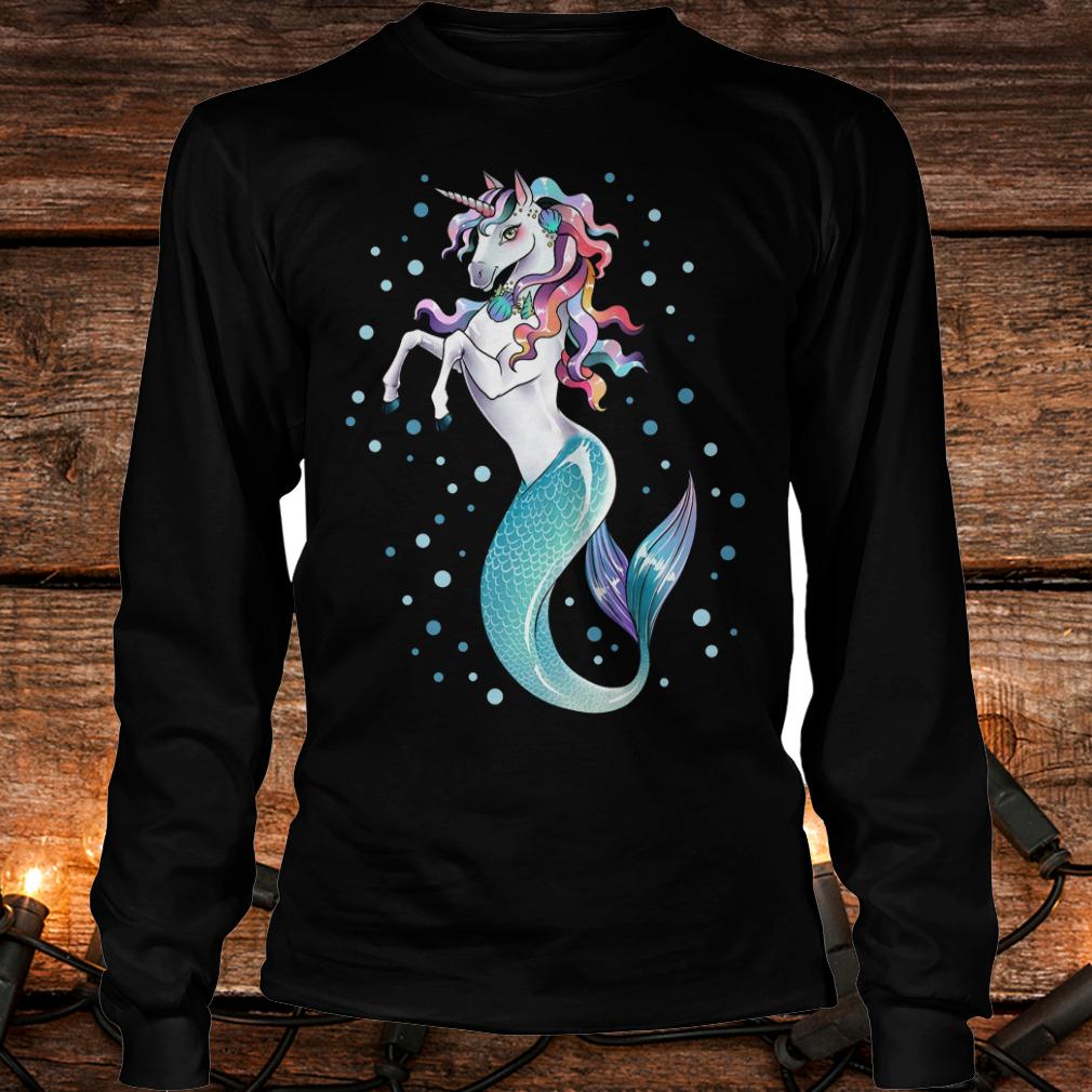 Official Unicorn Mermicorn mermaid unicorn cute T-Shirt Longsleeve Tee Unisex