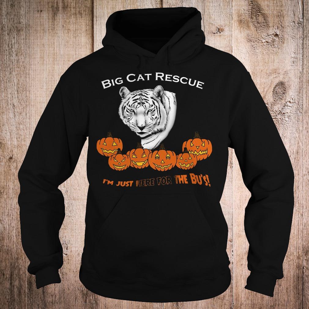 Premium Big cat rescue i'm just here for the Bu's white tiger pumpkins shirt 2 Premium Big cat rescue i'm just here for the Bu's white tiger pumpkins shirt Hoodie