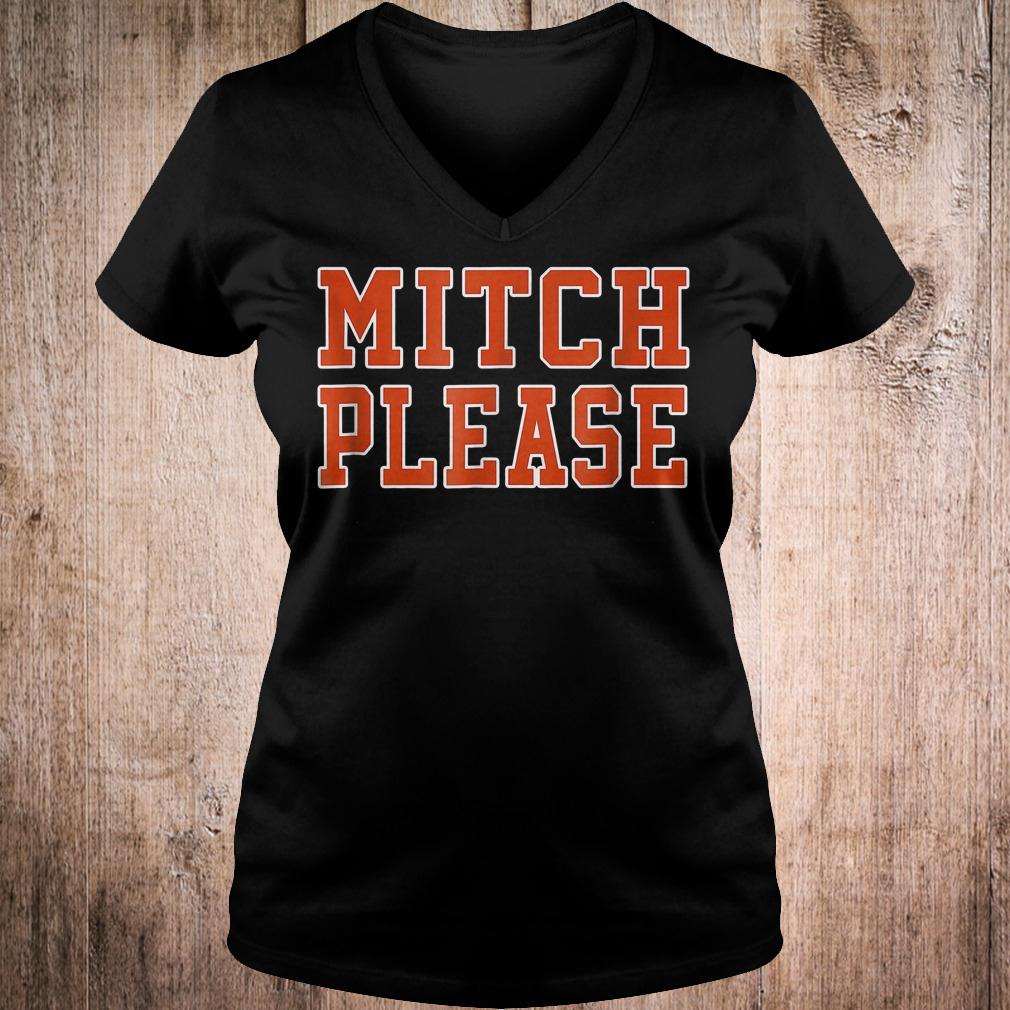 Premium Mitch please Bears Mitchell Trubisky shirt 4 Premium Mitch please Bears Mitchell Trubisky shirt Ladies V-Neck