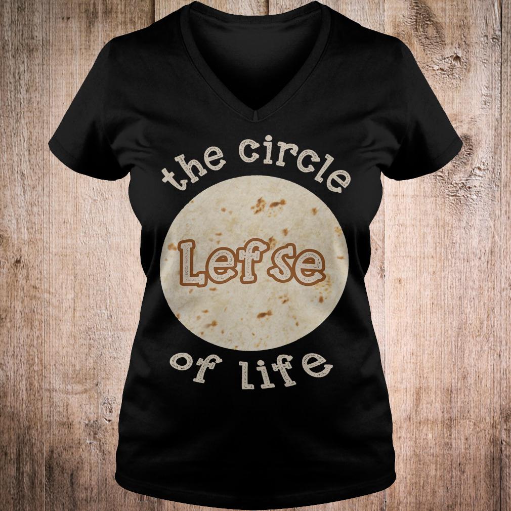 Premium The circle lefse of life shirt 4 Premium The circle lefse of life shirt Ladies V-Neck