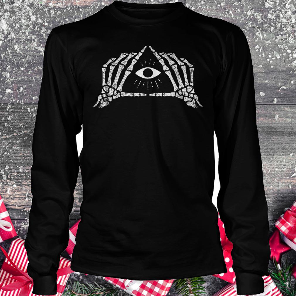 Shane Dawson skeleton all seeing eye shirt 5 Shane Dawson skeleton all seeing eye shirt Longsleeve Tee Unisex