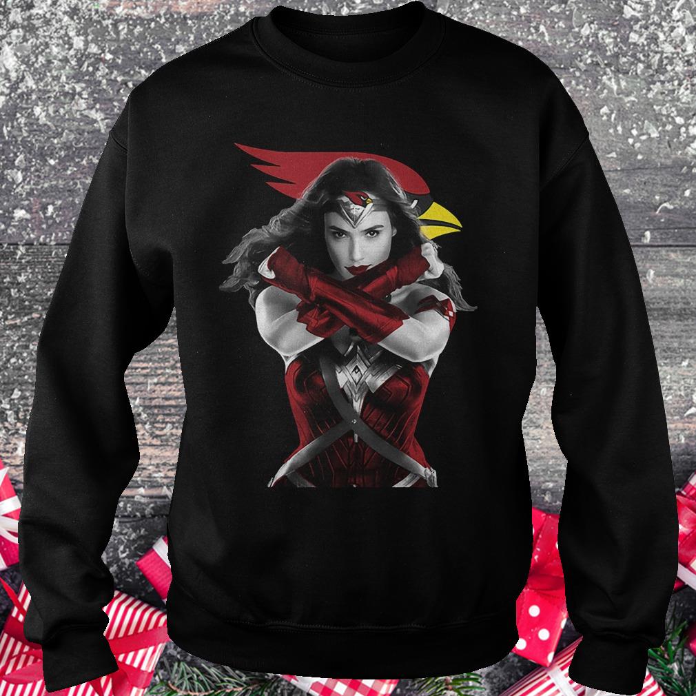 Wonder Woman Arizona Cardinals Shirt 3 Wonder Woman Arizona Cardinals Shirt Sweatshirt Unisex