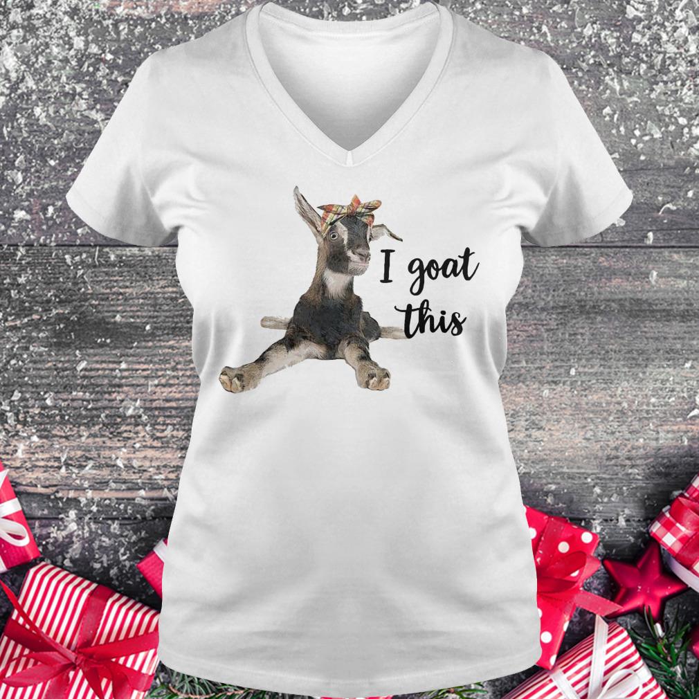 Awesome Farmers I goat this shirt Ladies V-Neck