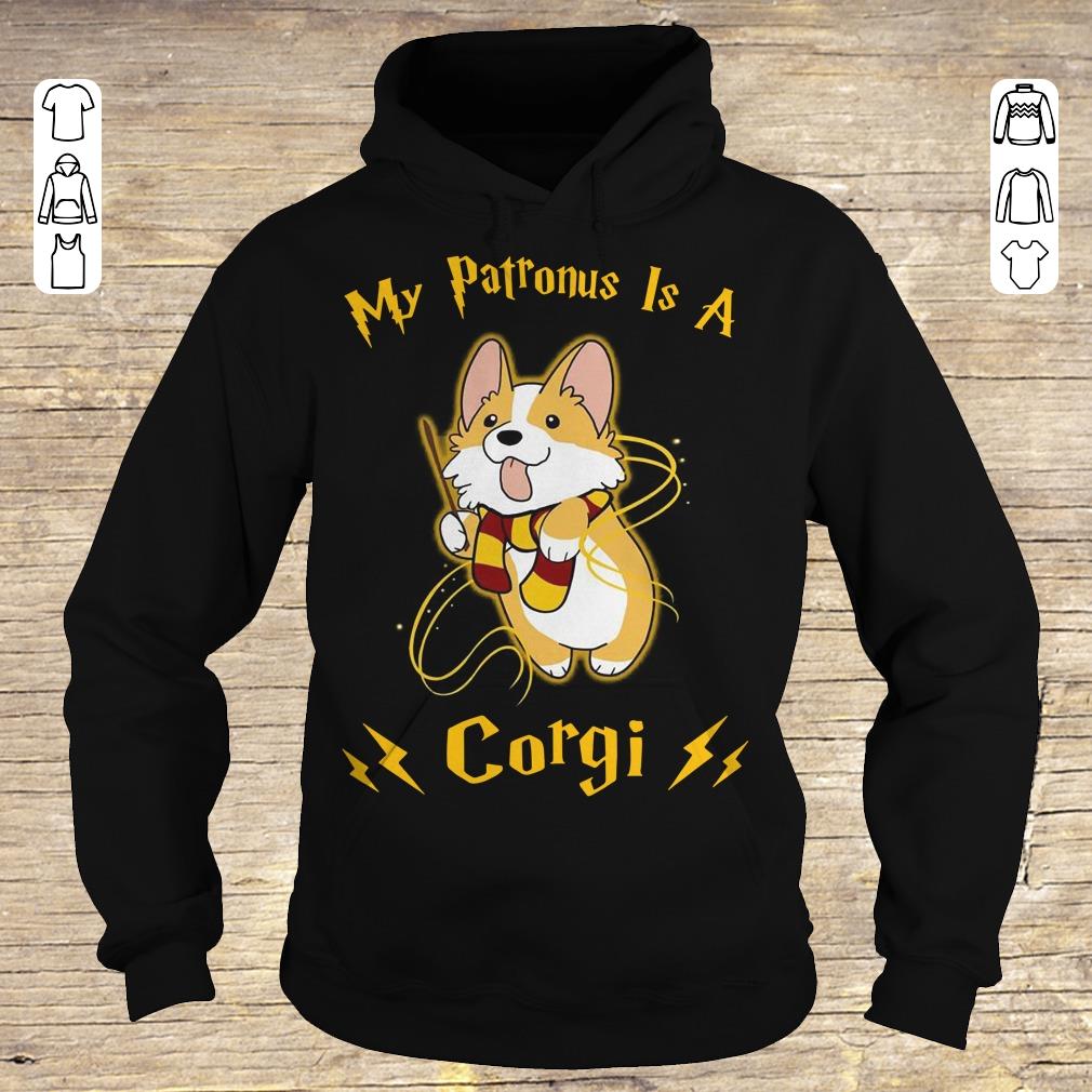 Awesome My patronus is a corgi shirt hoodie Hoodie